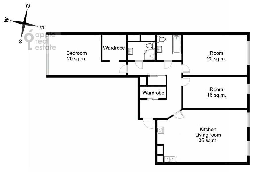 4-комнатная квартира, 125 м² — фотография 2