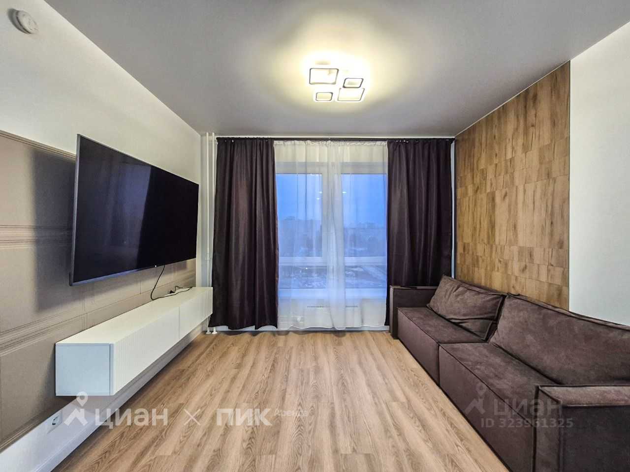 1-комнатная квартира, 39,3 м²