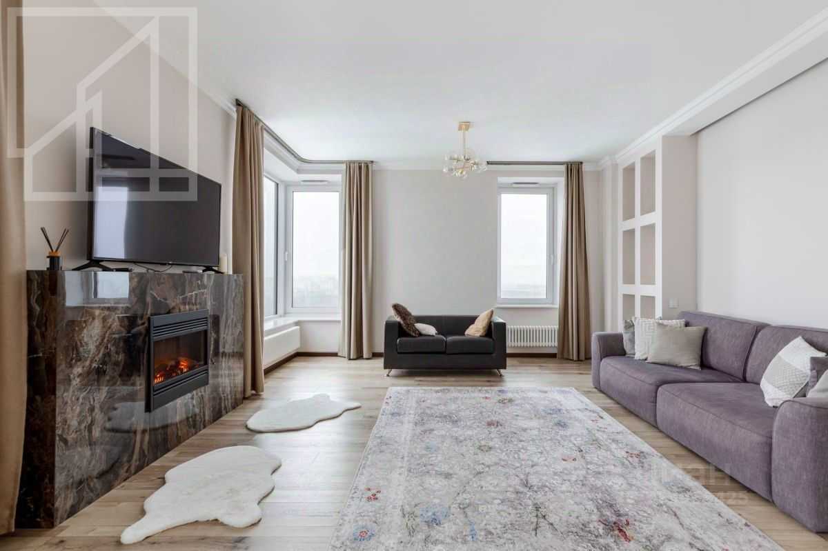 3-комнатная квартира, 122 м²