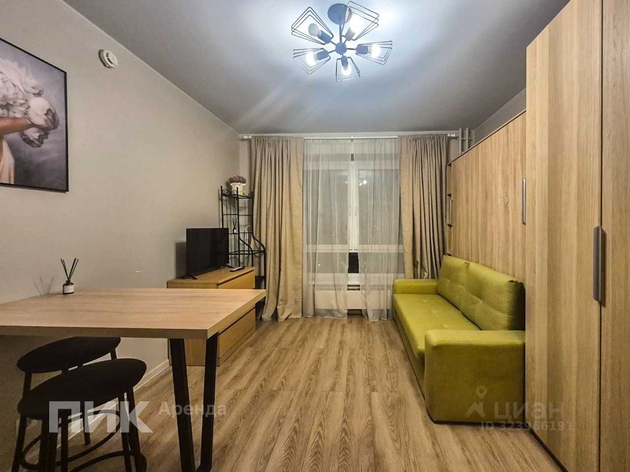 1-комнатная квартира, 19,5 м²