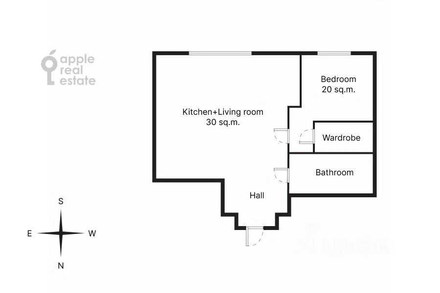 2-комнатная квартира, 65 м² — фотография 2