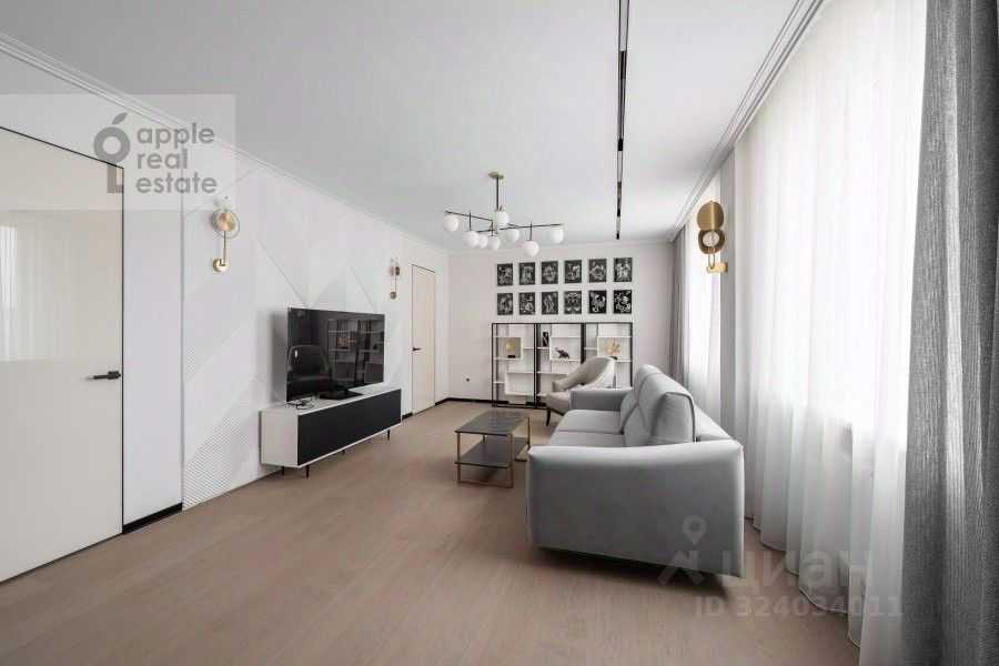 3-комнатная квартира, 115 м²