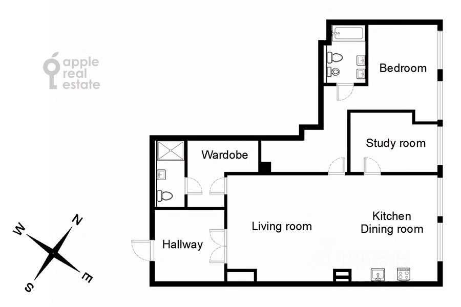 3-комнатная квартира, 143 м² — фотография 2