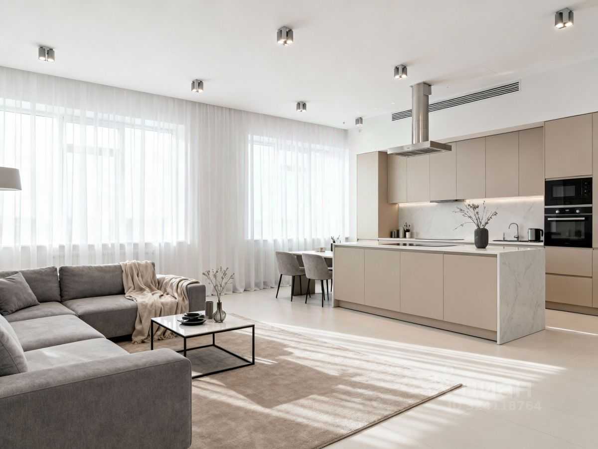 4-комнатная квартира, 133 м²