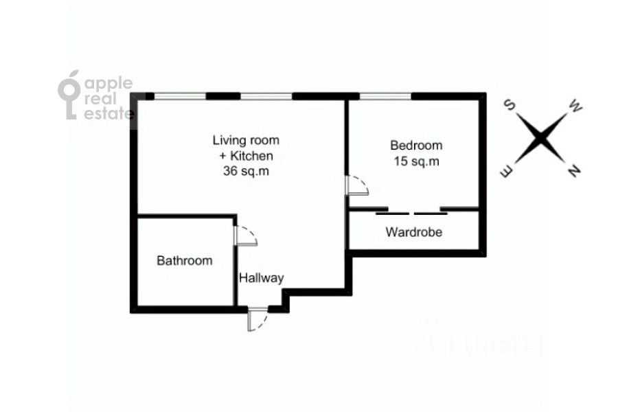 2-комнатная квартира, 65 м² — фотография 2