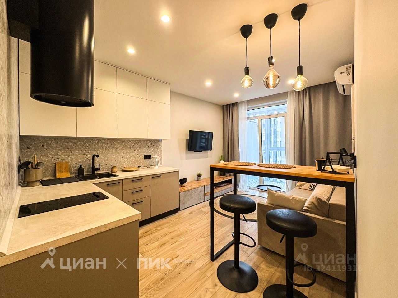 1-комнатная квартира, 21,1 м²