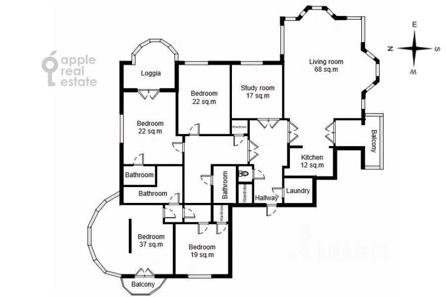 3-комнатная квартира, 270 м² — фотография 2