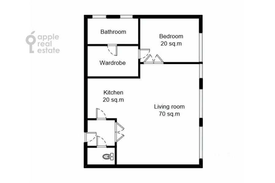 2-комнатная квартира, 140 м² — фотография 2