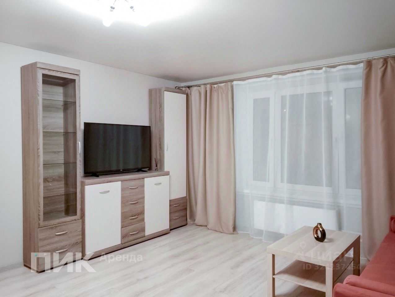 1-комнатная квартира, 37,2 м²
