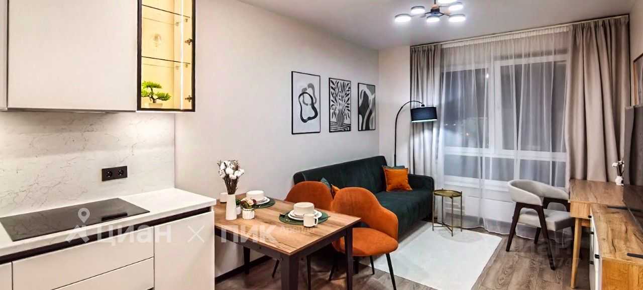 1-комнатная квартира, 34,9 м²