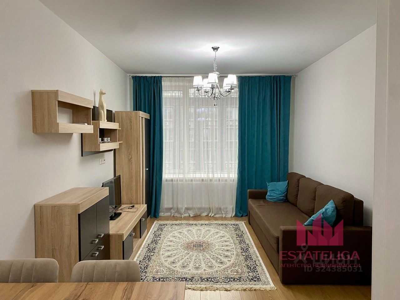 1-комнатная квартира, 52 м²