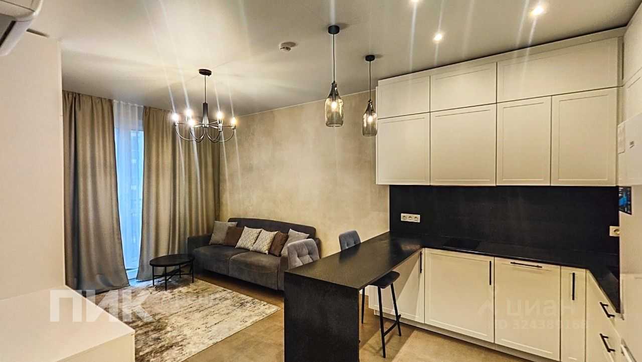 1-комнатная квартира, 37,6 м²