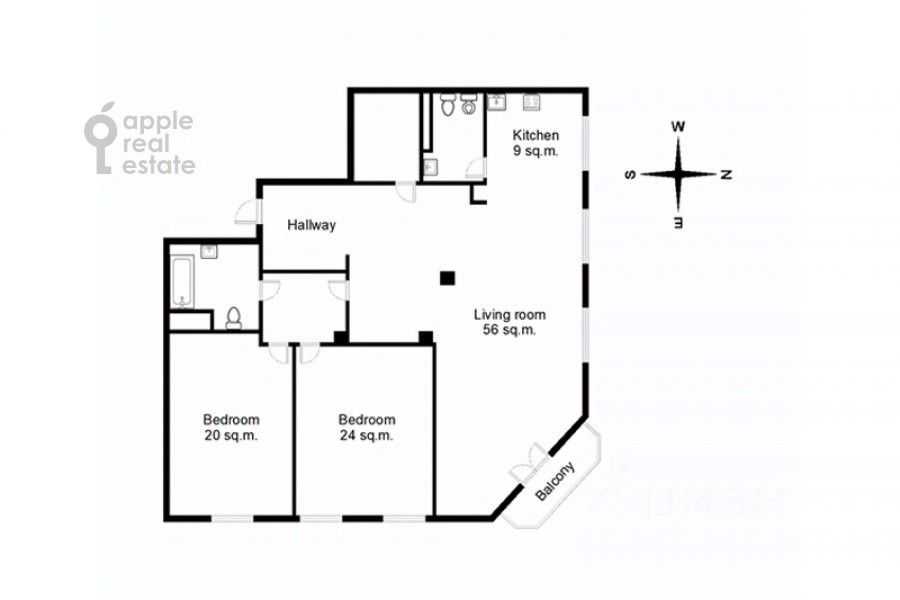 3-комнатная квартира, 150 м² — фотография 2