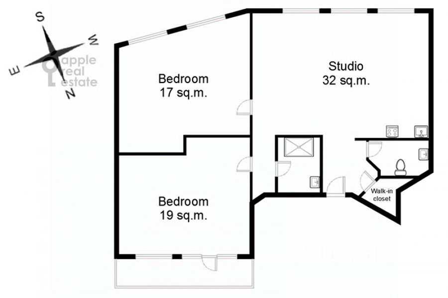3-комнатная квартира, 70 м² — фотография 2
