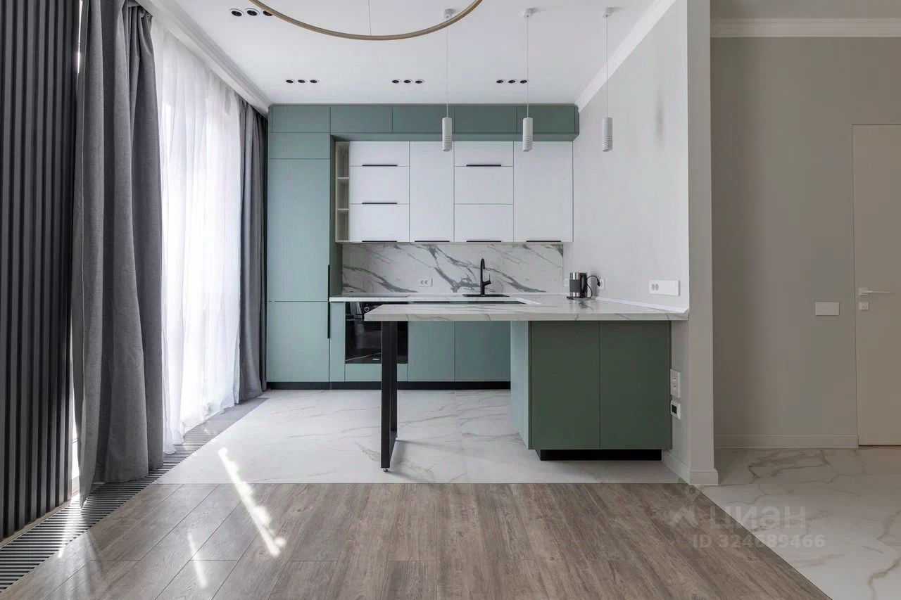 2-комнатная квартира, 55 м²