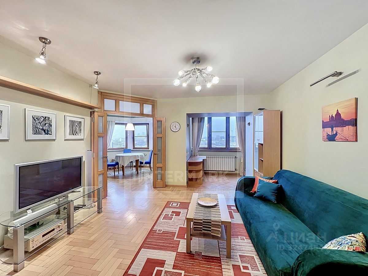 3-комнатная квартира, 90 м²