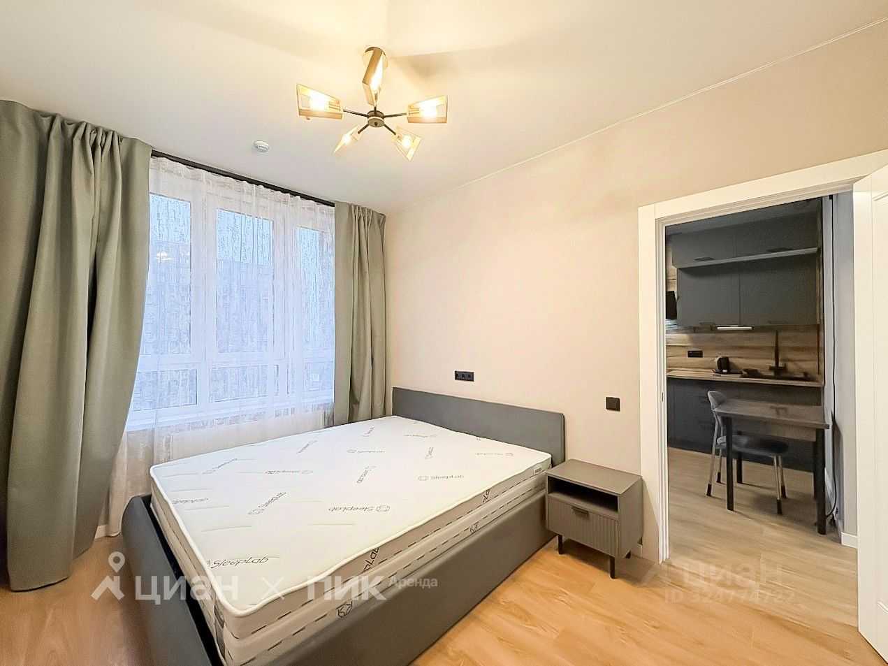 1-комнатная квартира, 37 м²