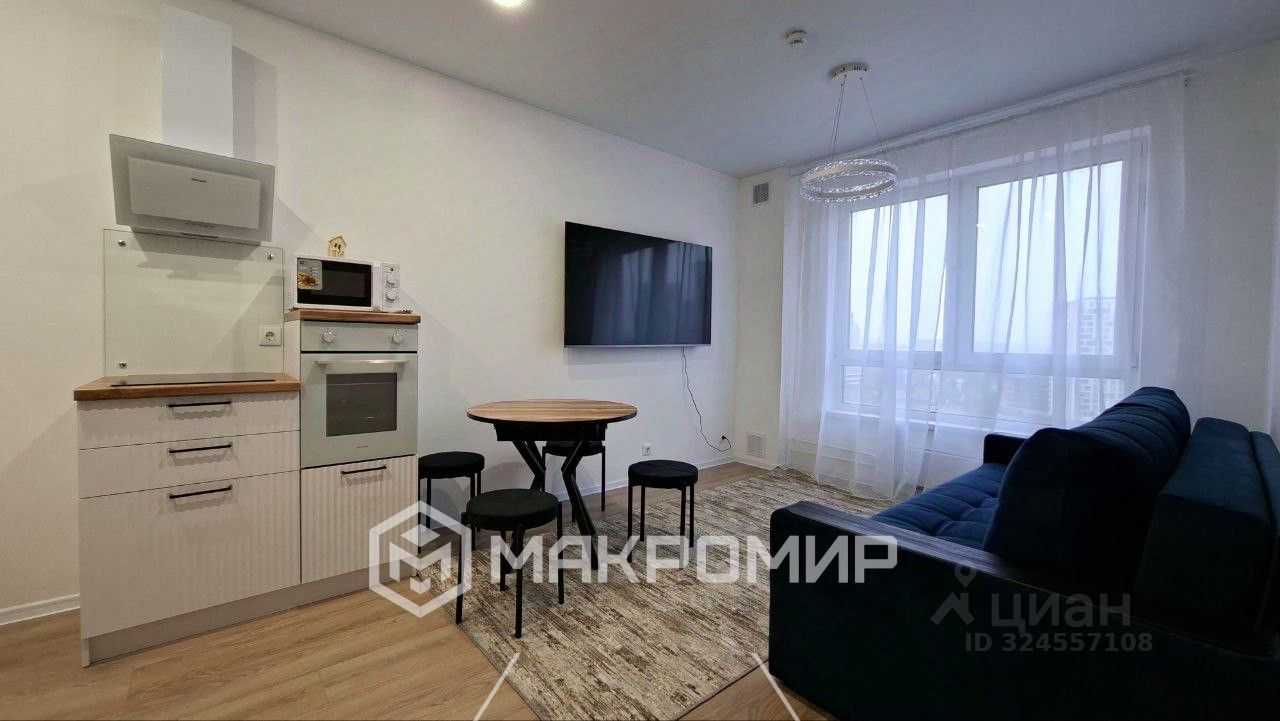 1-комнатная квартира, 35 м²