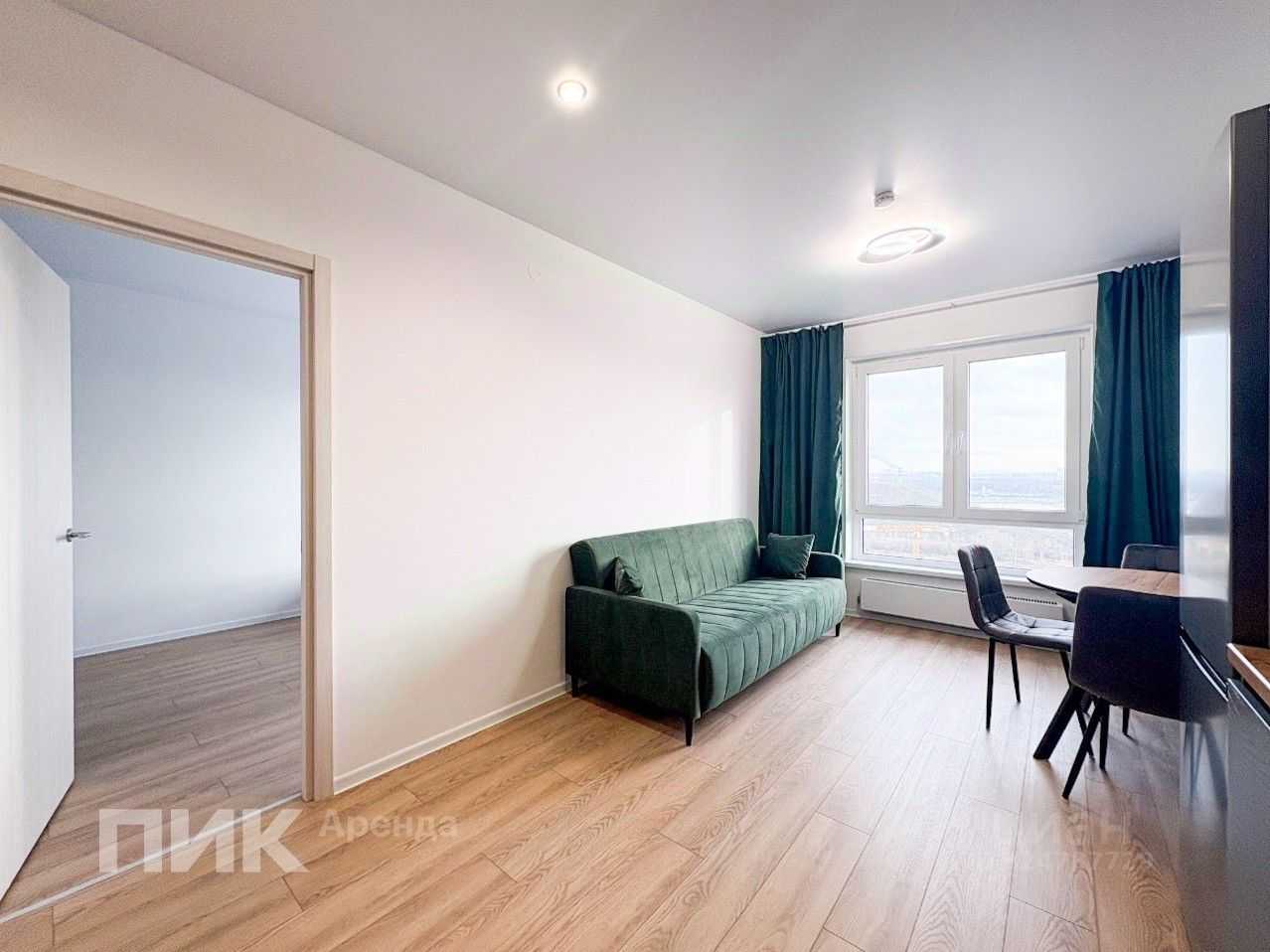1-комнатная квартира, 42,8 м²