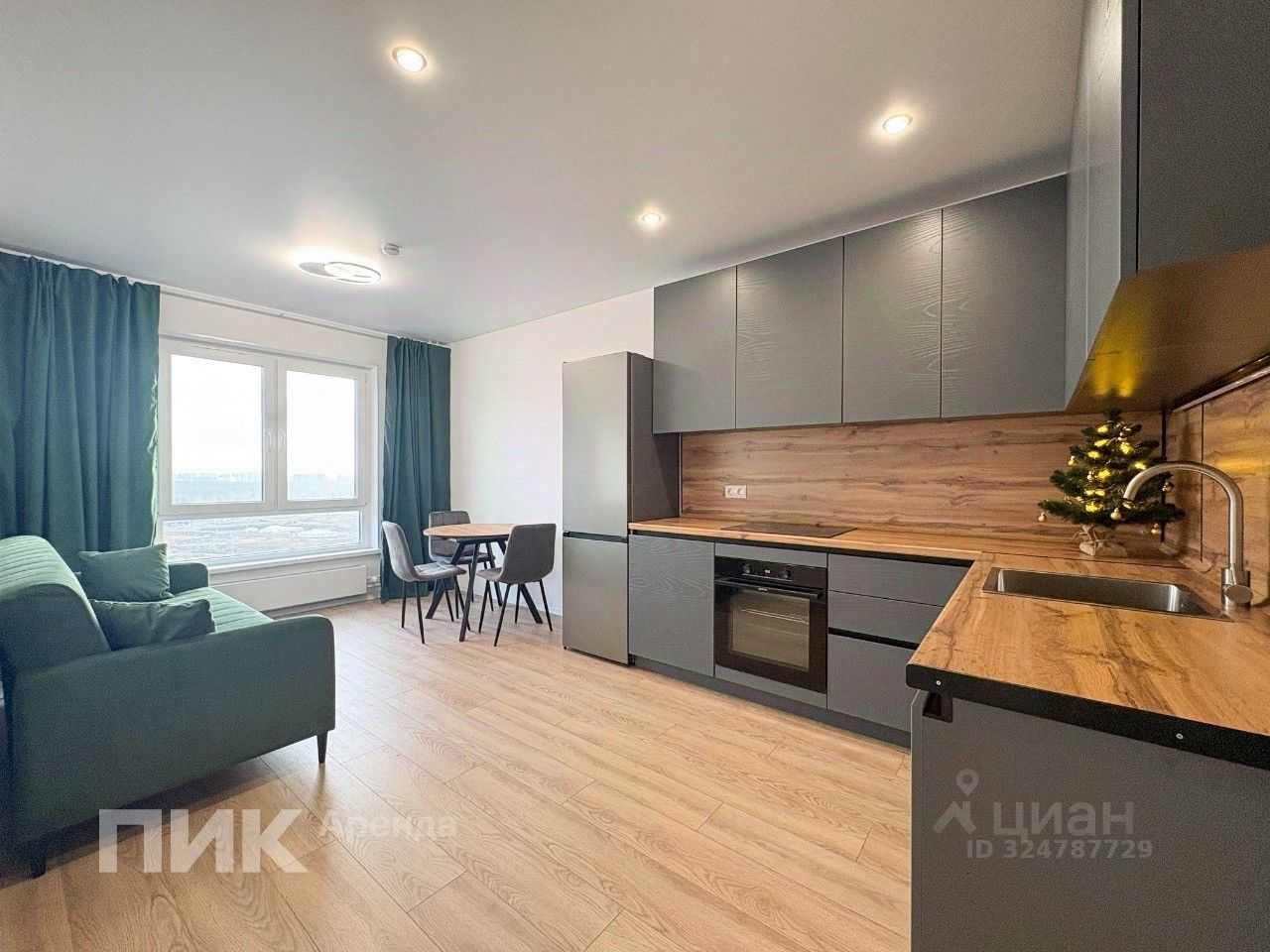 1-комнатная квартира, 42,8 м² — фотография 3