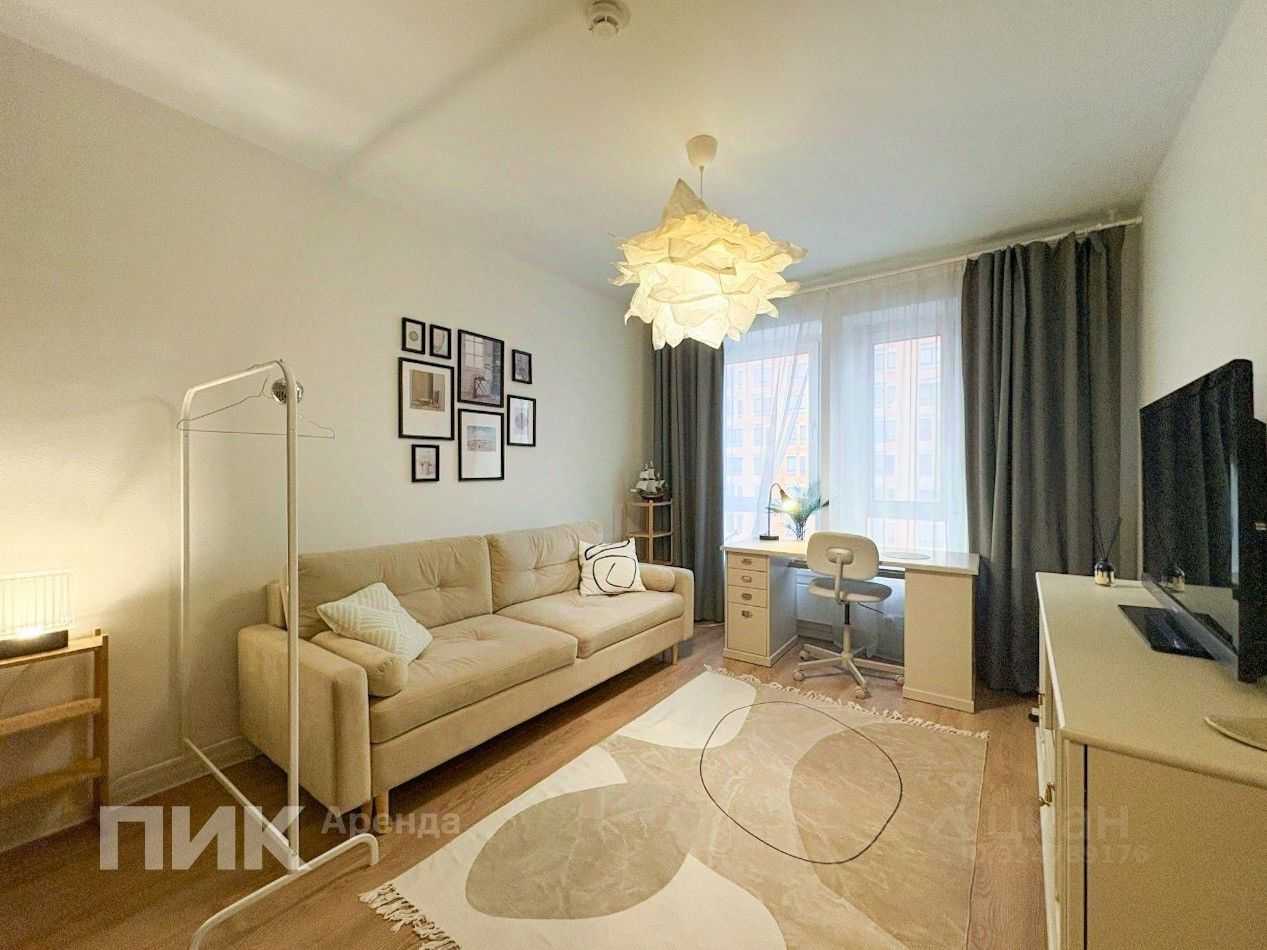 1-комнатная квартира, 37,6 м²