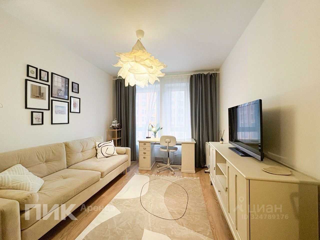 1-комнатная квартира, 37,6 м² — фотография 2