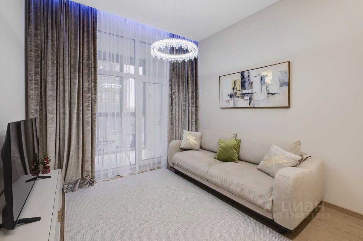 1-комнатная квартира, 39,5 м²