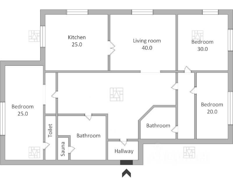 4-комнатная квартира, 175 м² — фотография 2