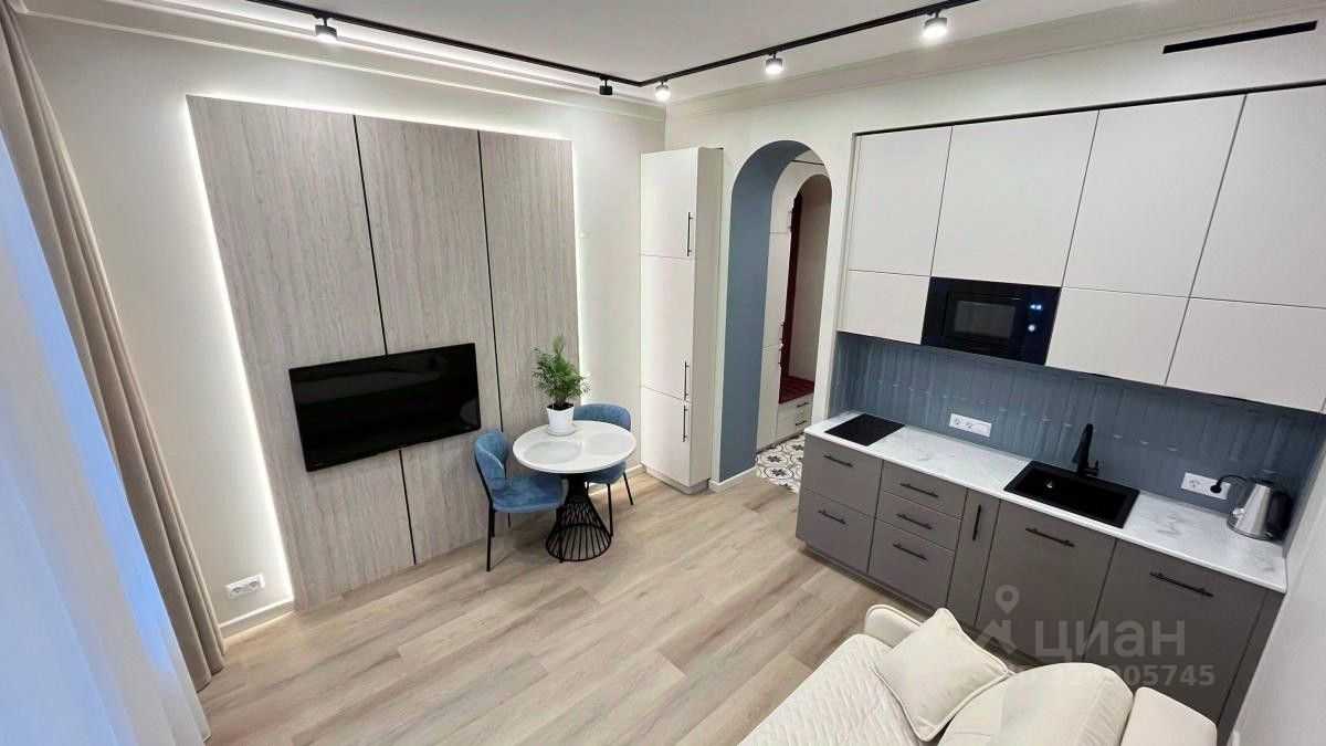 1-комнатная квартира, 21,6 м²