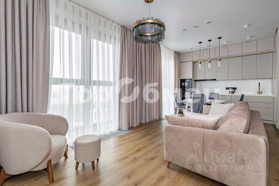 2-комнатная квартира, 55 м²
