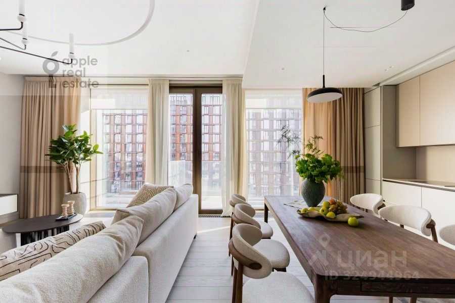 3-комнатная квартира, 126 м² — фотография 3
