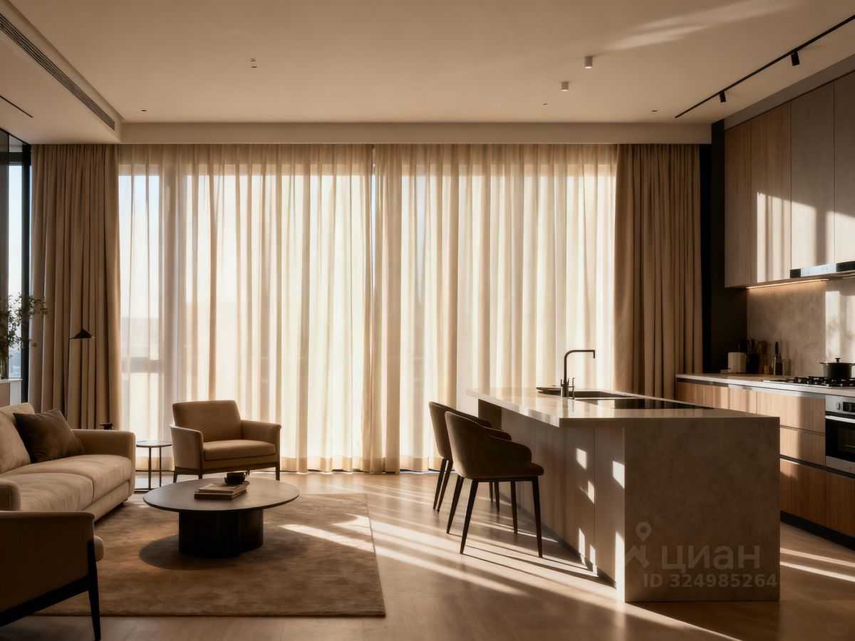 3-комнатная квартира, 124 м²