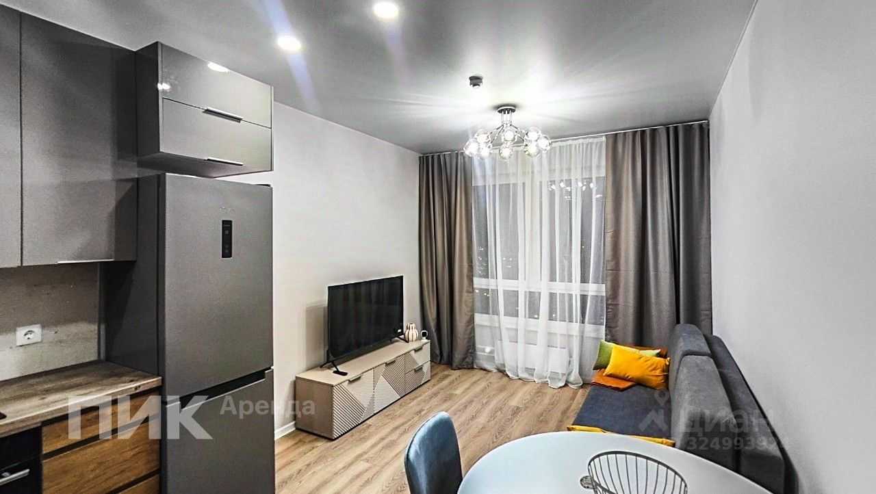 1-комнатная квартира, 33,4 м²