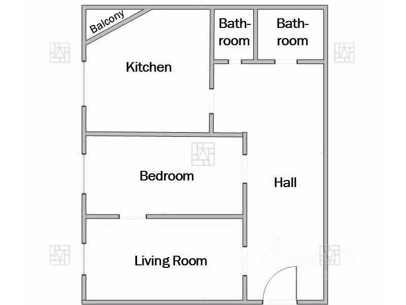 2-комнатная квартира, 80 м² — фотография 2