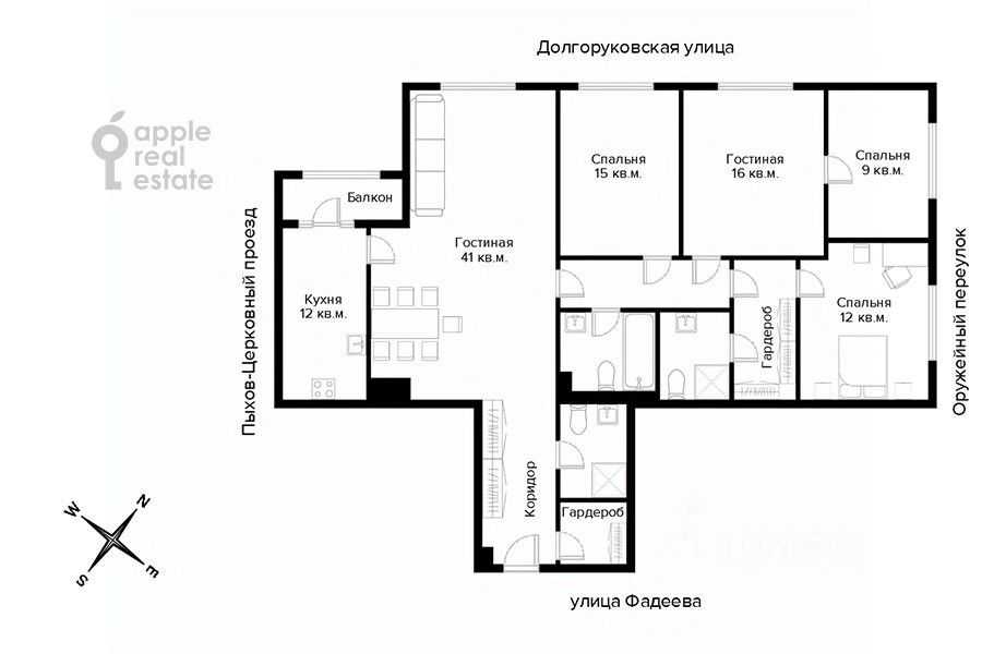 5-комнатная квартира, 150 м² — фотография 2