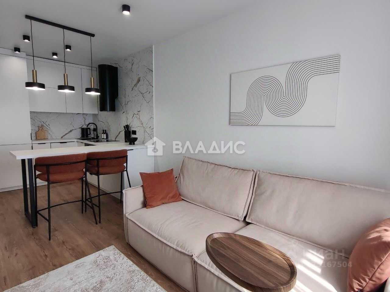 1-комнатная квартира, 35,1 м²