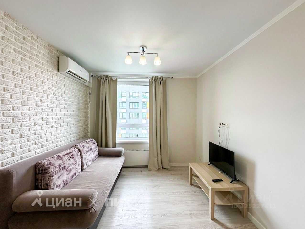 1-комнатная квартира, 43,9 м²