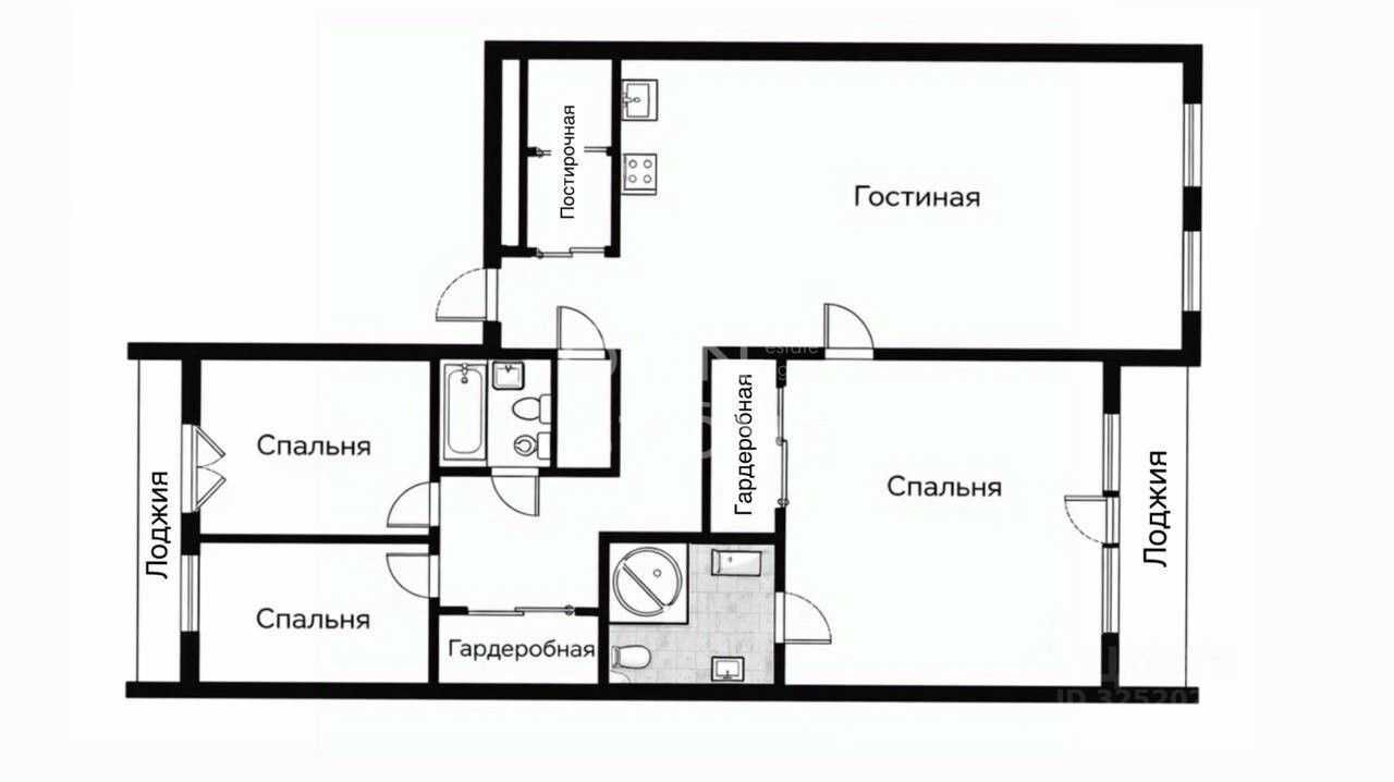 4-комнатная квартира, 185 м² — фотография 2