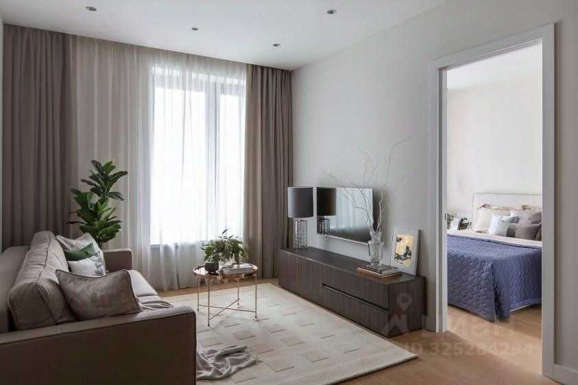 2-комнатная квартира, 56 м² — фотография 3
