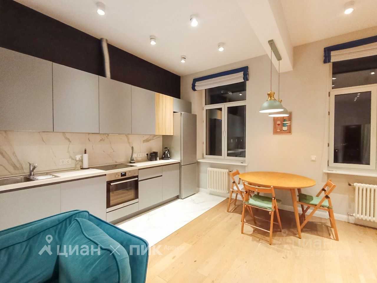 1-комнатная квартира, 60,7 м² — фотография 3