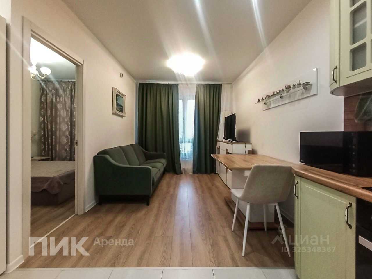 1-комнатная квартира, 34 м²