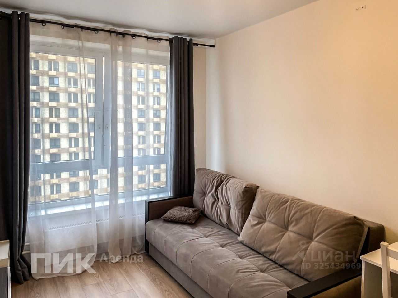 1-комнатная квартира, 37,2 м²