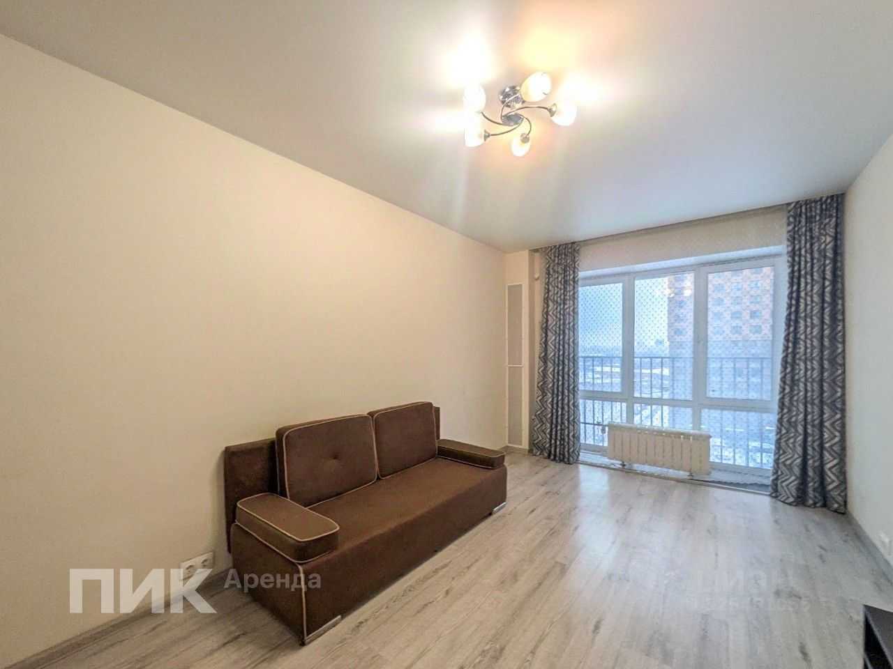 1-комнатная квартира, 38,1 м²