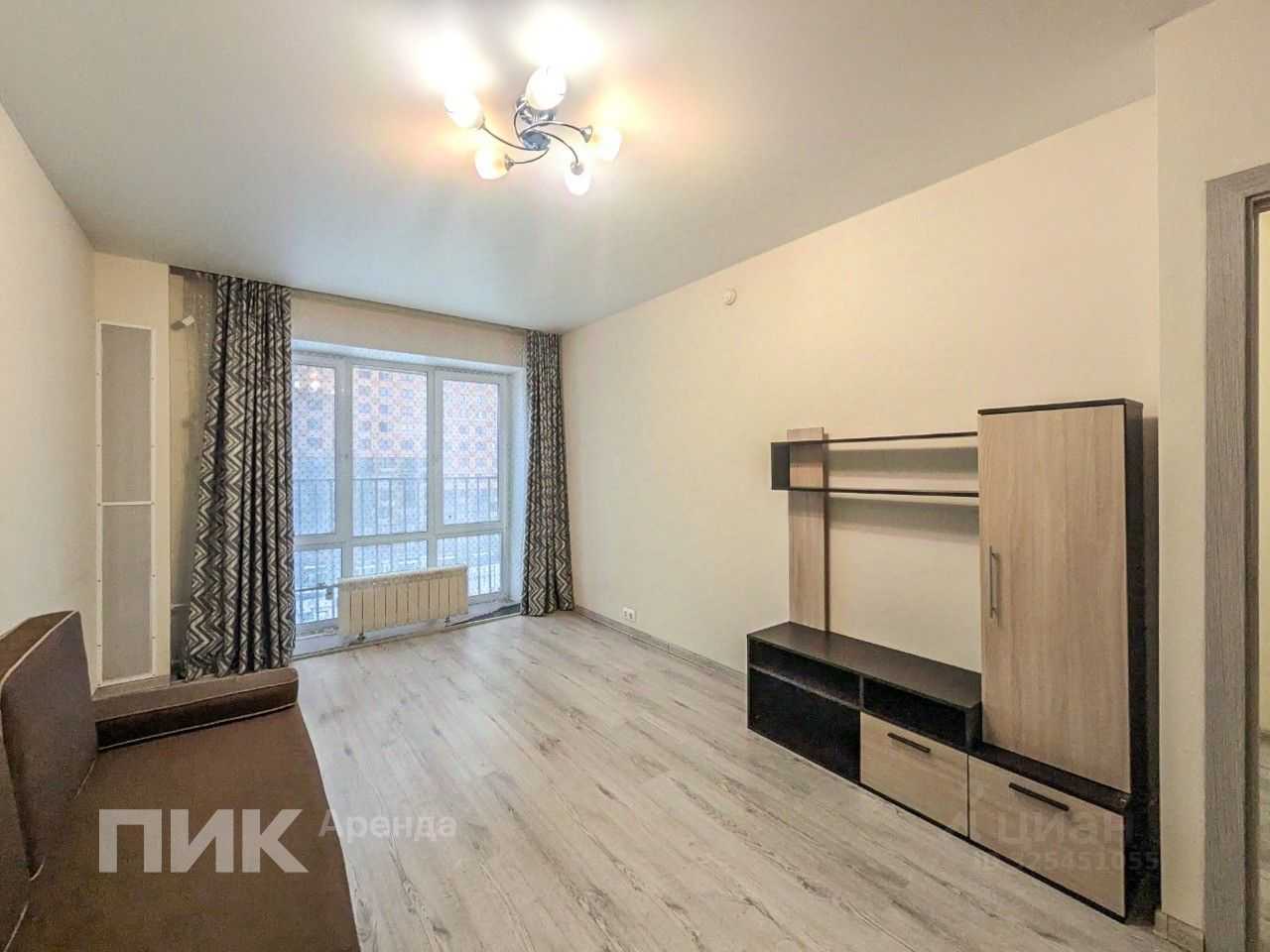1-комнатная квартира, 38,1 м² — фотография 2