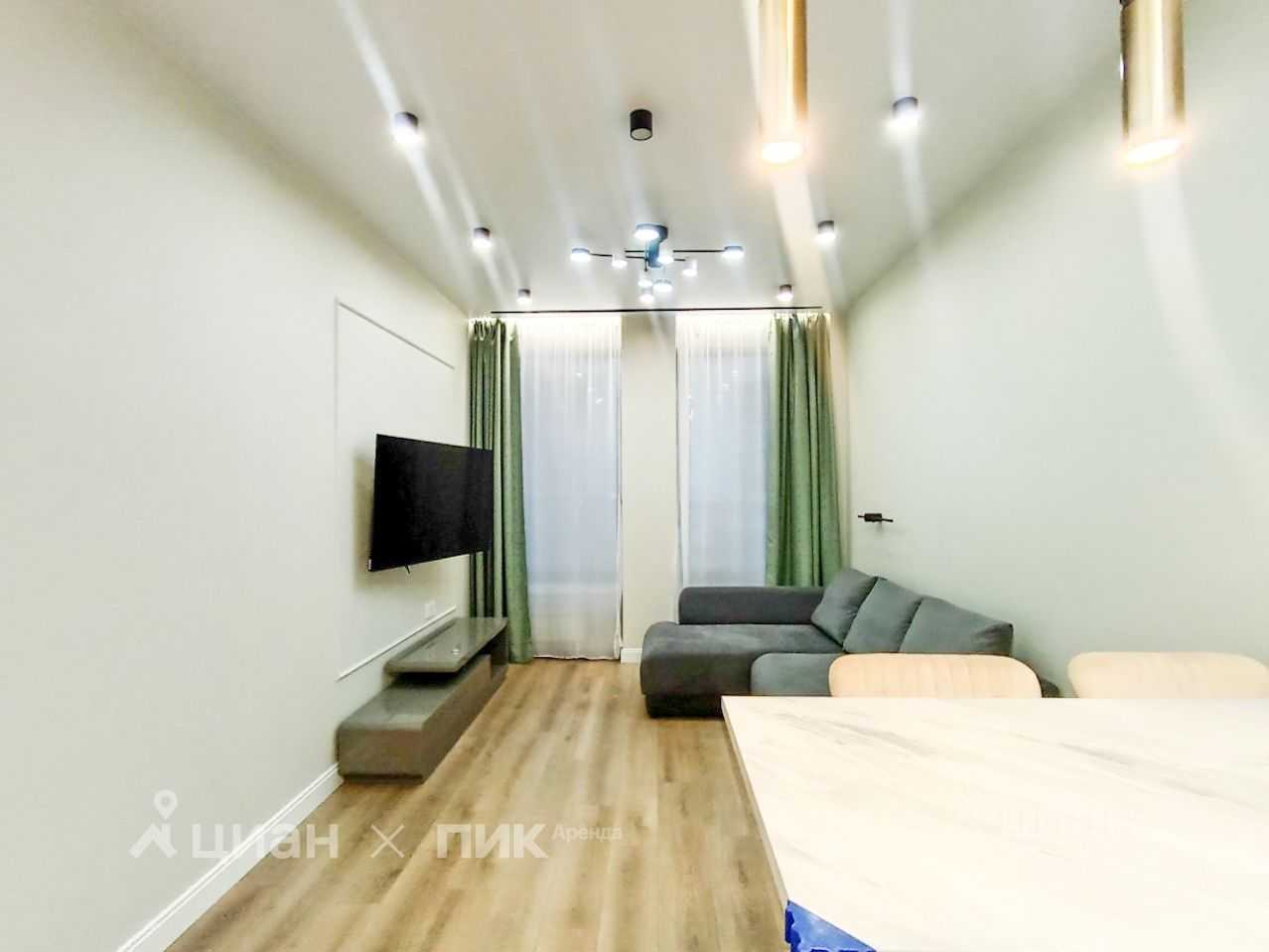 1-комнатная квартира, 45,5 м²