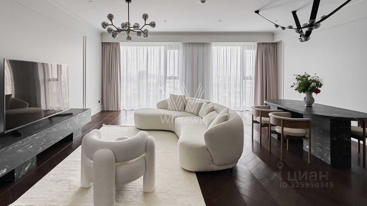 3-комнатная квартира, 126 м²