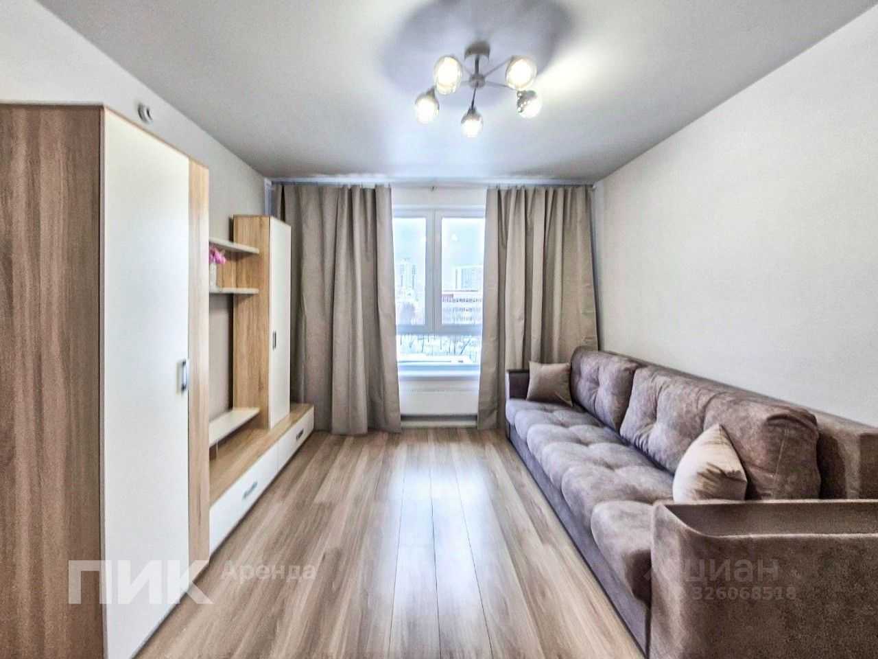 1-комнатная квартира, 40,7 м²