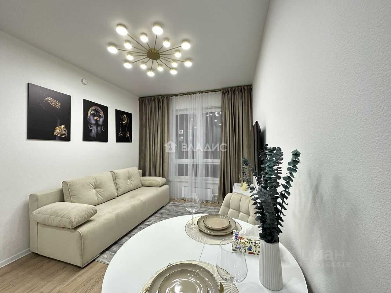 1-комнатная квартира, 32,1 м² — фотография 2