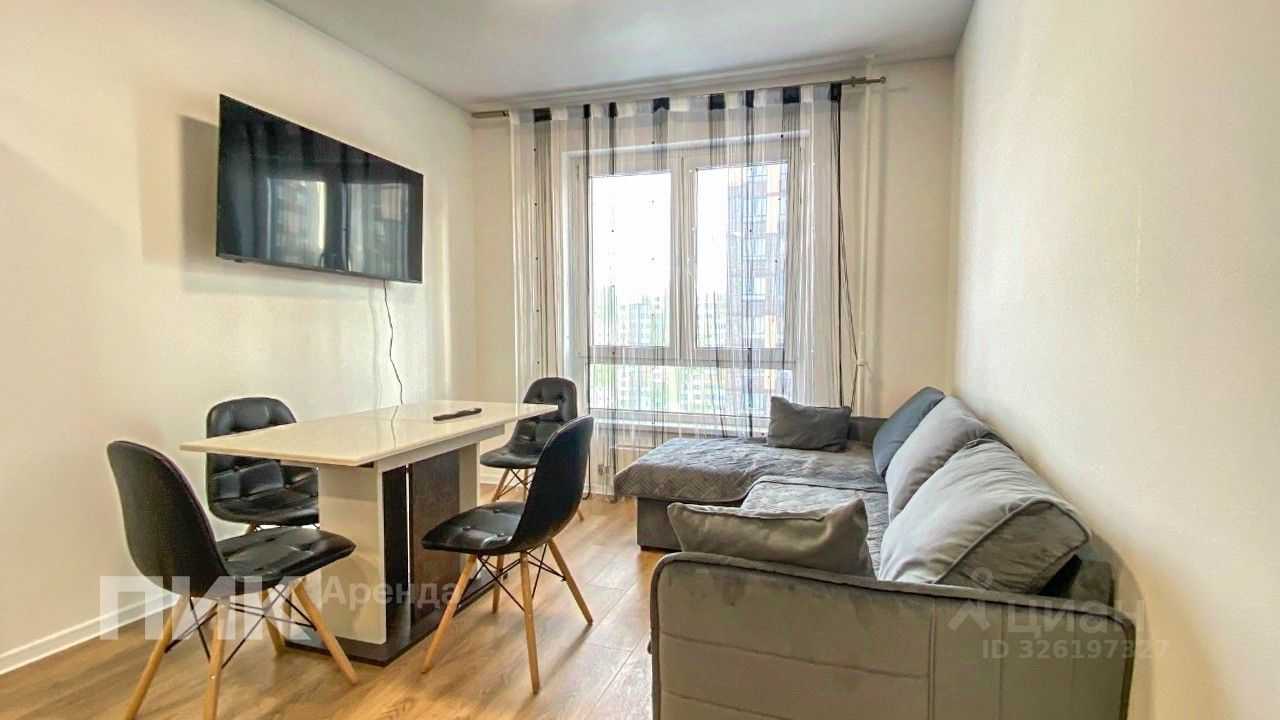 1-комнатная квартира, 42,9 м²