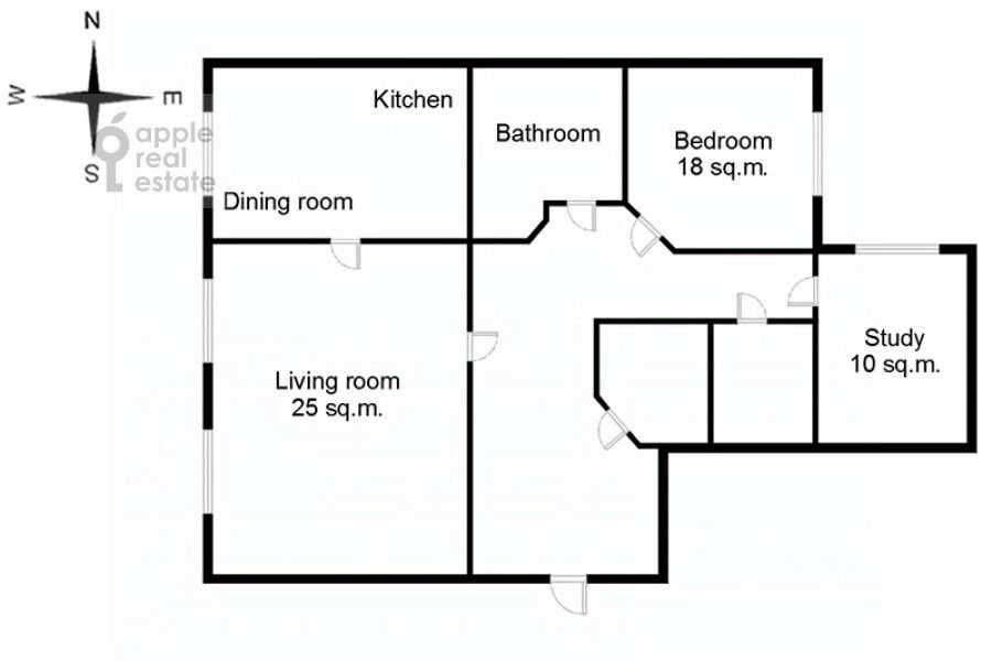 2-комнатная квартира, 100 м² — фотография 2